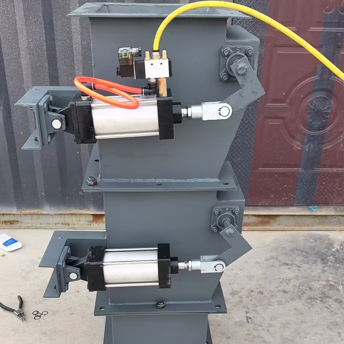 氣動雙層翻板閥