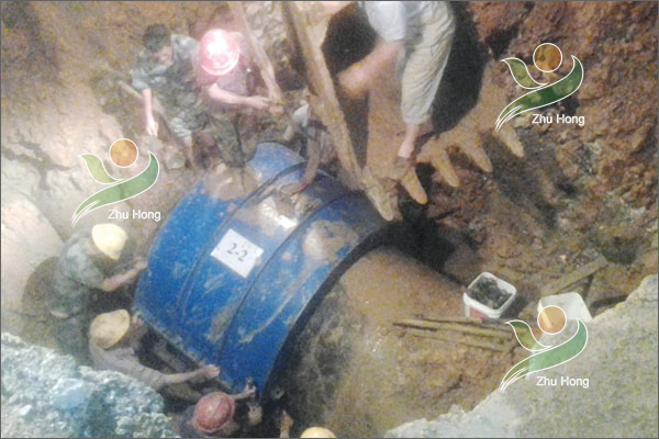 湖南水務(wù)承插口修補案例